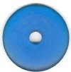 1 56x7mm Matte Blue Resin Donut 